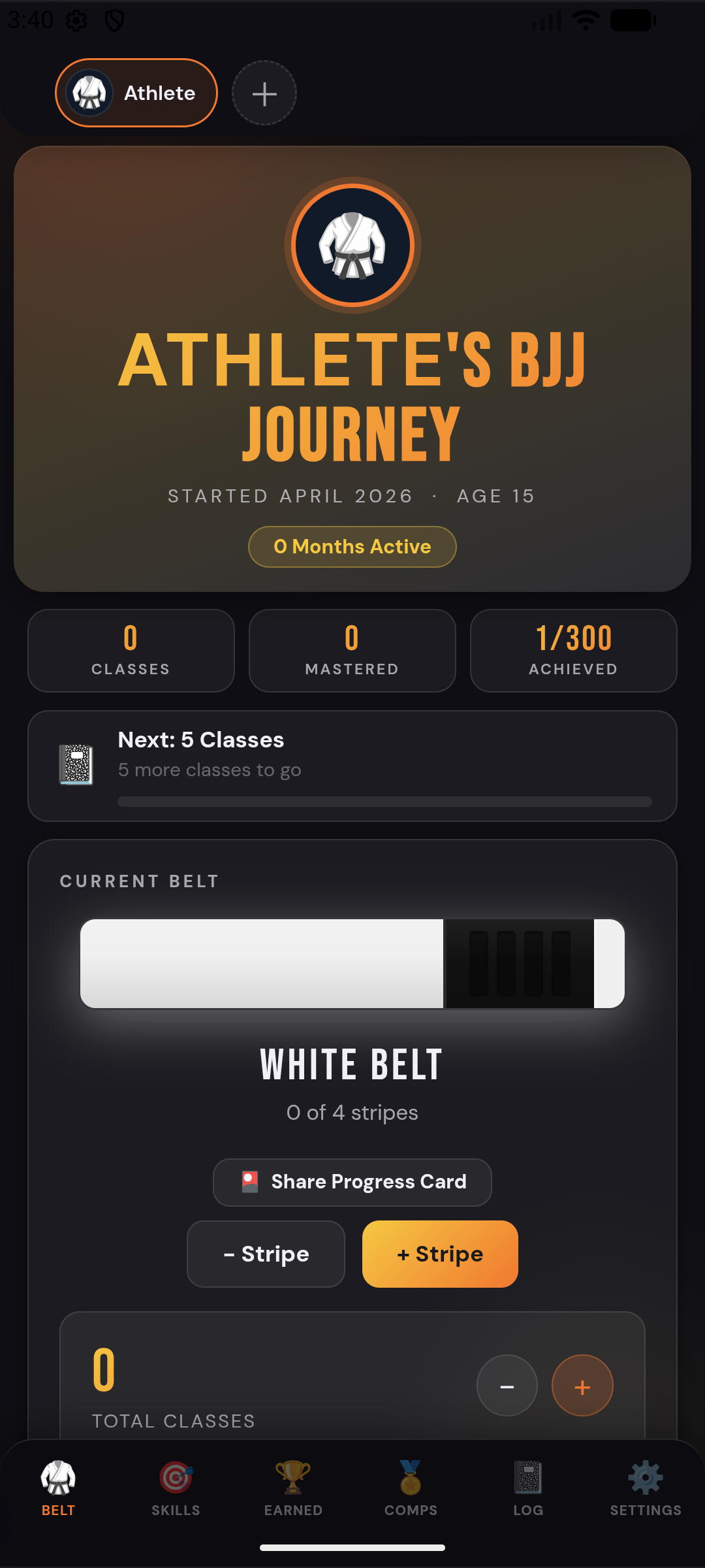 Belt tracker screen
